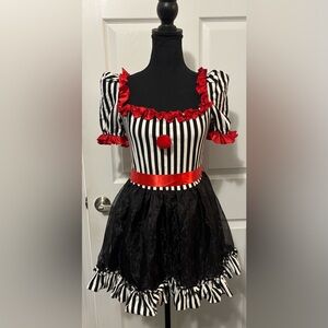 Dolls Kill / Trickz N’ Treatz Carnival Clown Costume Dress